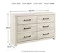 Cambeck Dresser and Mirror - Dimensional Outlet Furniture (Oakland, CA)