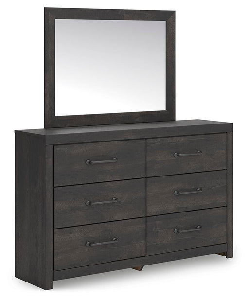 Hollivern Dresser and Mirror - Dimensional Outlet Furniture (Oakland, CA)