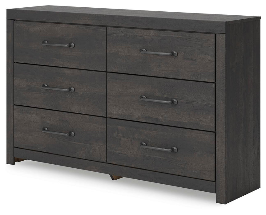 Hollivern Dresser and Mirror - Dimensional Outlet Furniture (Oakland, CA)