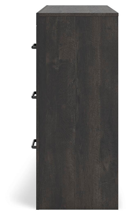 Hollivern Dresser and Mirror - Dimensional Outlet Furniture (Oakland, CA)