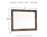 Drystan Bedroom Mirror - Dimensional Outlet Furniture (Oakland, CA)