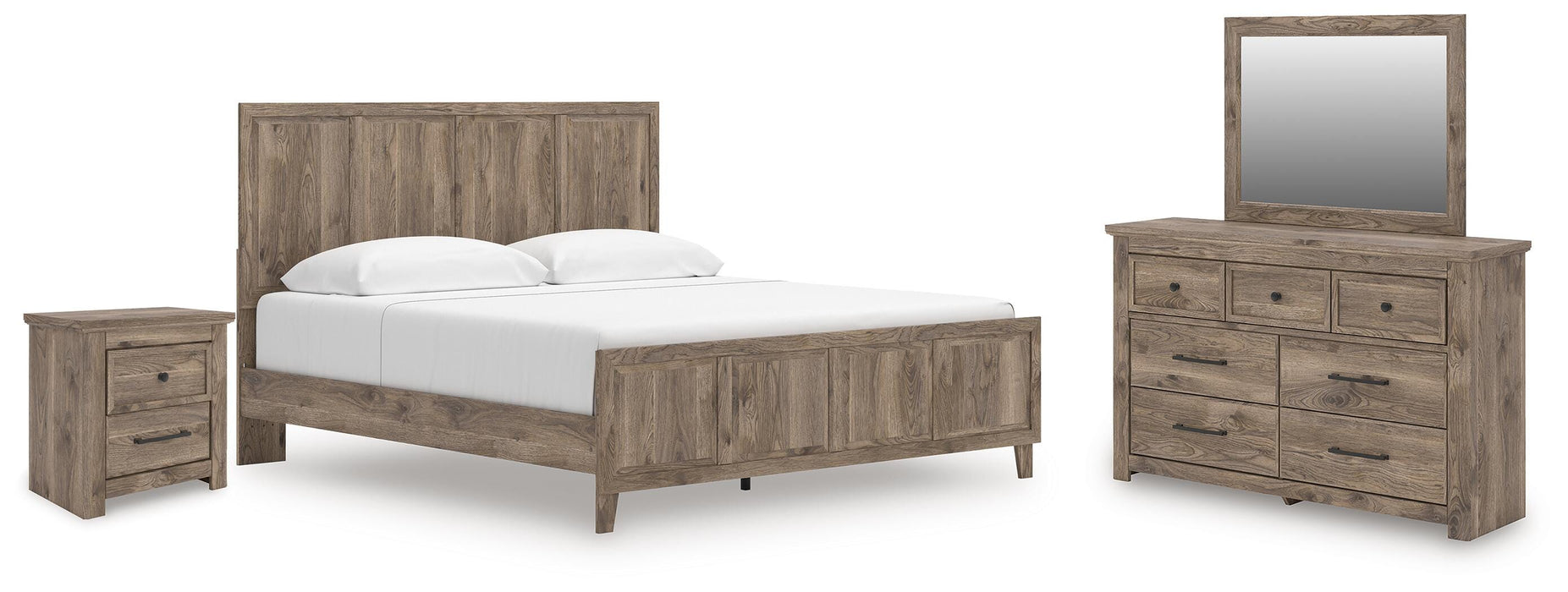 Rusticott Bedroom Set - Dimensional Outlet Furniture (Oakland, CA)