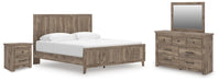 Rusticott Bedroom Set - Dimensional Outlet Furniture (Oakland, CA)