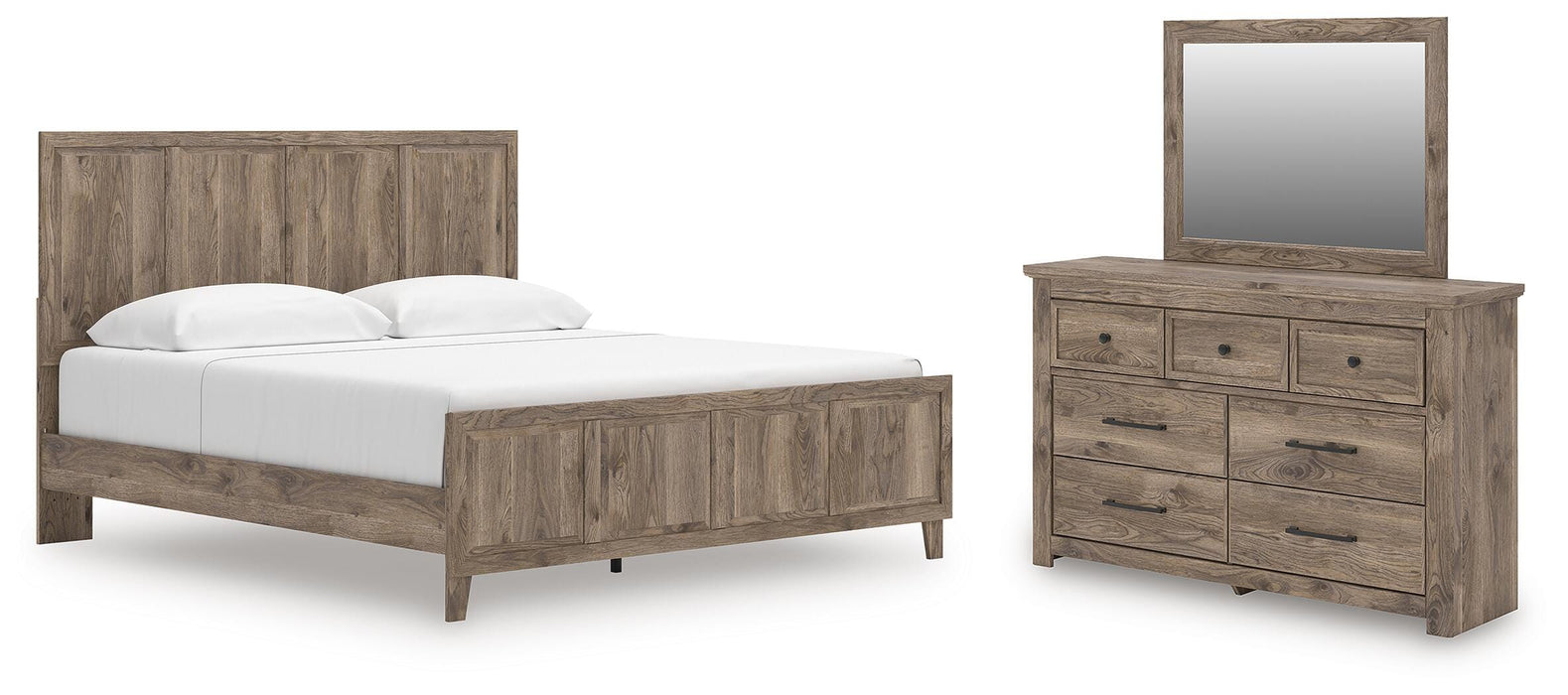 Rusticott Bedroom Set - Dimensional Outlet Furniture (Oakland, CA)
