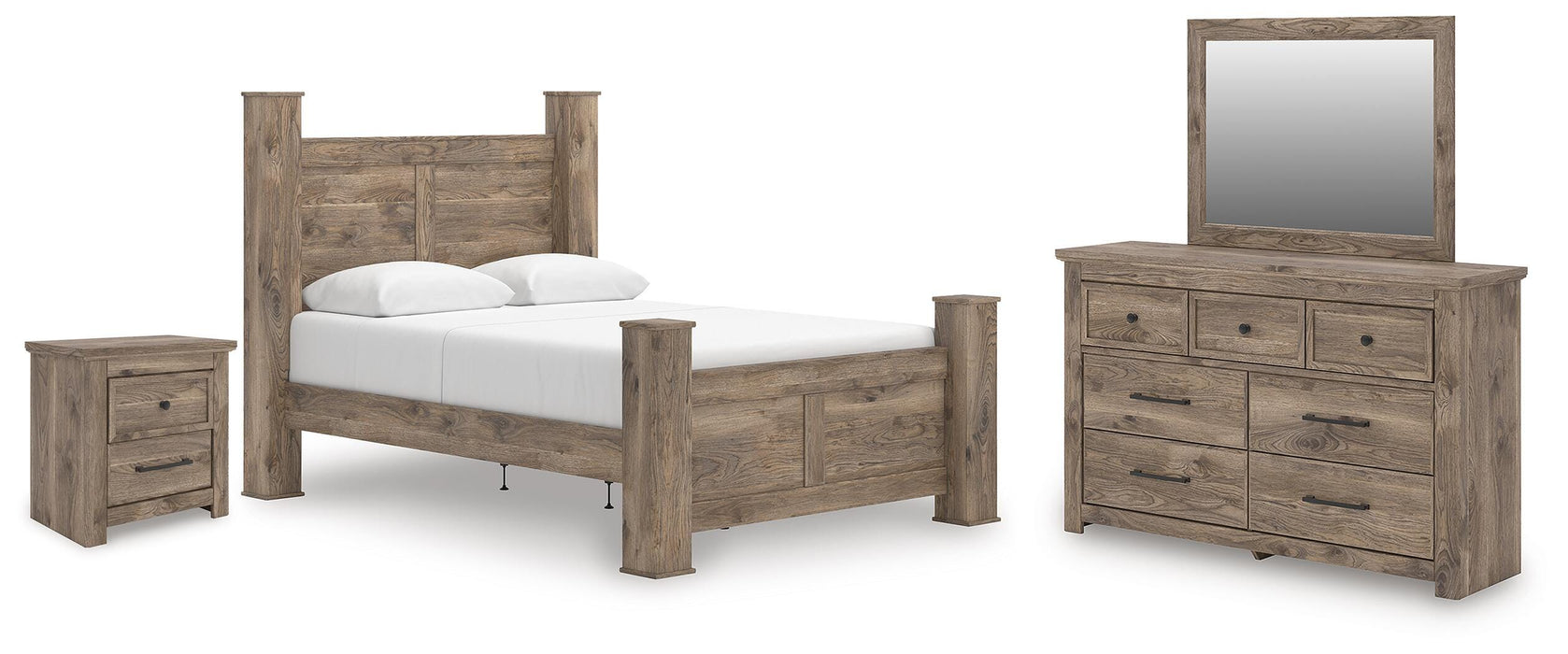 Rusticott Bedroom Set - Dimensional Outlet Furniture (Oakland, CA)