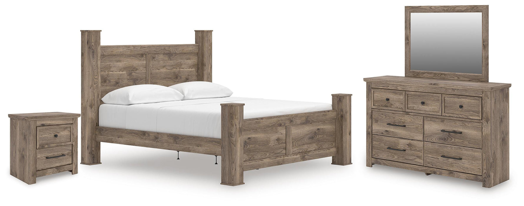 Rusticott Bedroom Set - Dimensional Outlet Furniture (Oakland, CA)