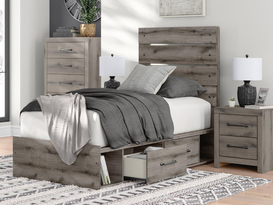 Graystorm Bed with Storage - Dimensional Outlet Furniture (Oakland, CA)