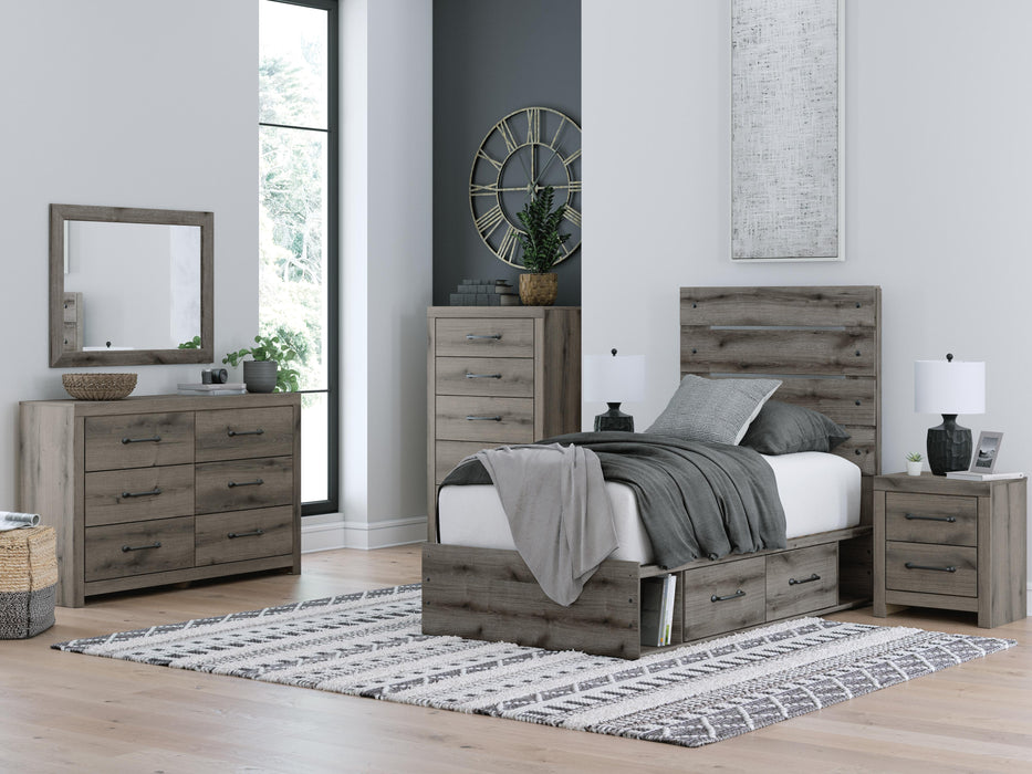 Graystorm Bed with Storage - Dimensional Outlet Furniture (Oakland, CA)