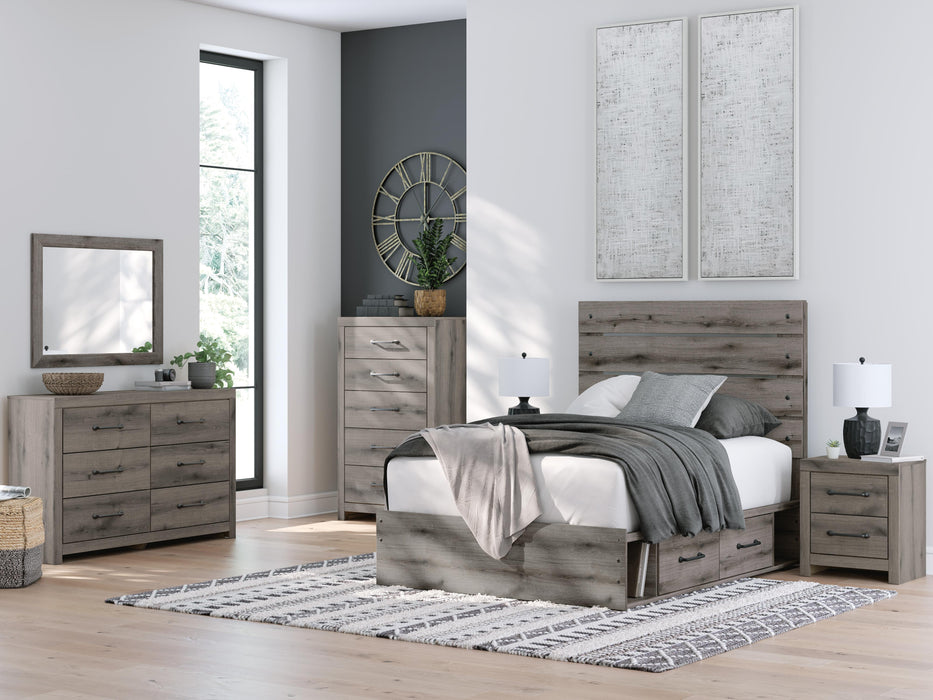 Graystorm Bed with Storage - Dimensional Outlet Furniture (Oakland, CA)