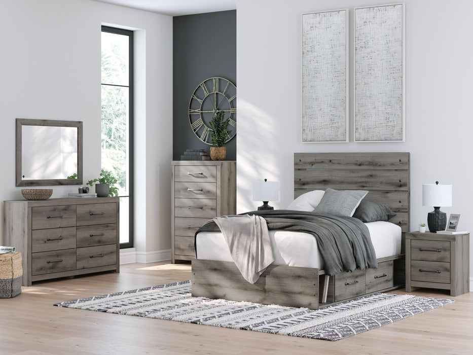 Graystorm Bed with Storage - Dimensional Outlet Furniture (Oakland, CA)