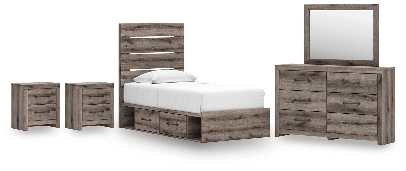 Graystorm Bedroom Set - Dimensional Outlet Furniture (Oakland, CA)