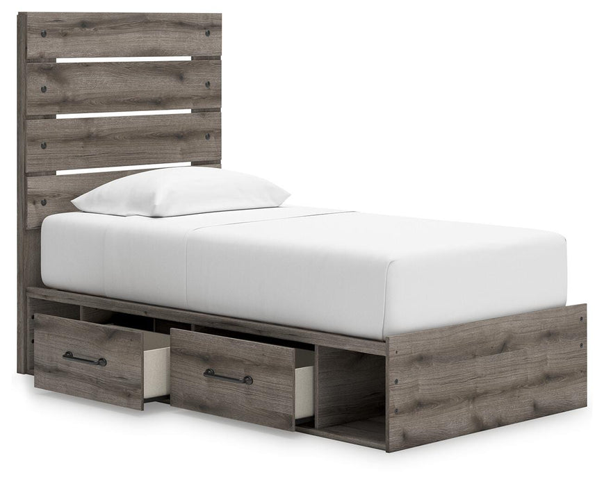 Graystorm Bed with Storage - Dimensional Outlet Furniture (Oakland, CA)
