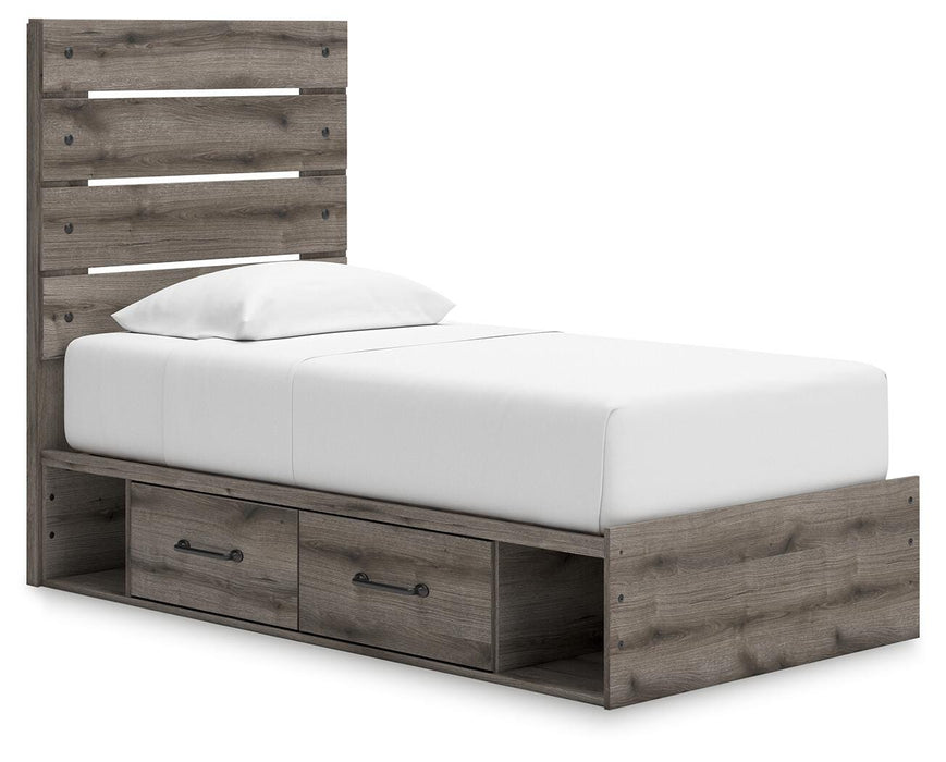Graystorm Bed with Storage - Dimensional Outlet Furniture (Oakland, CA)