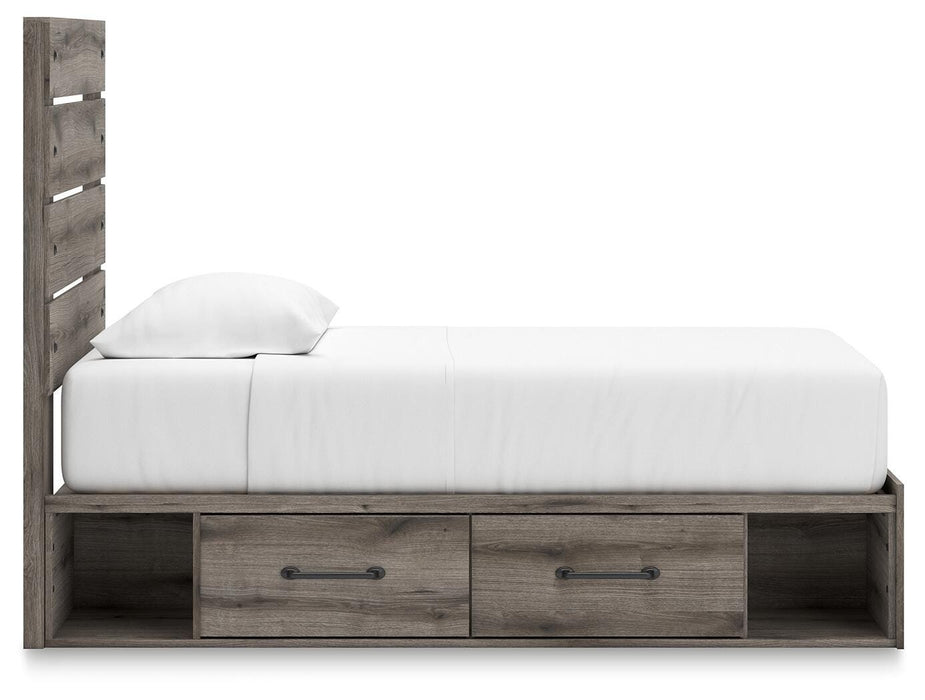 Graystorm Bed with Storage - Dimensional Outlet Furniture (Oakland, CA)