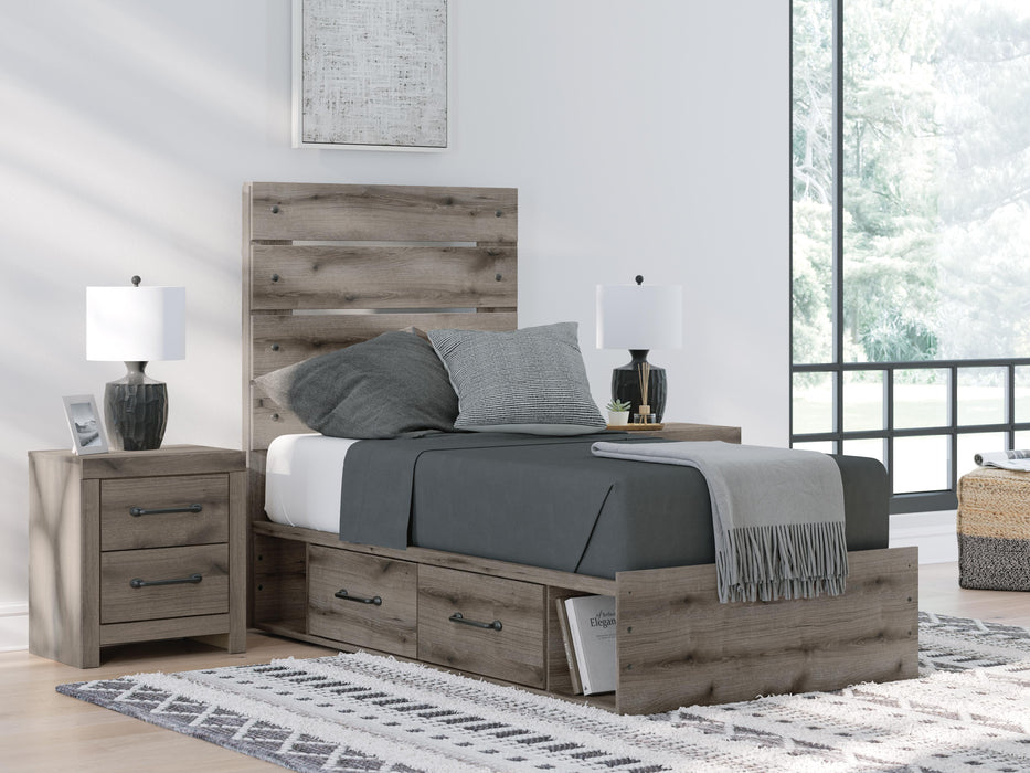 Graystorm Bed with Storage - Dimensional Outlet Furniture (Oakland, CA)
