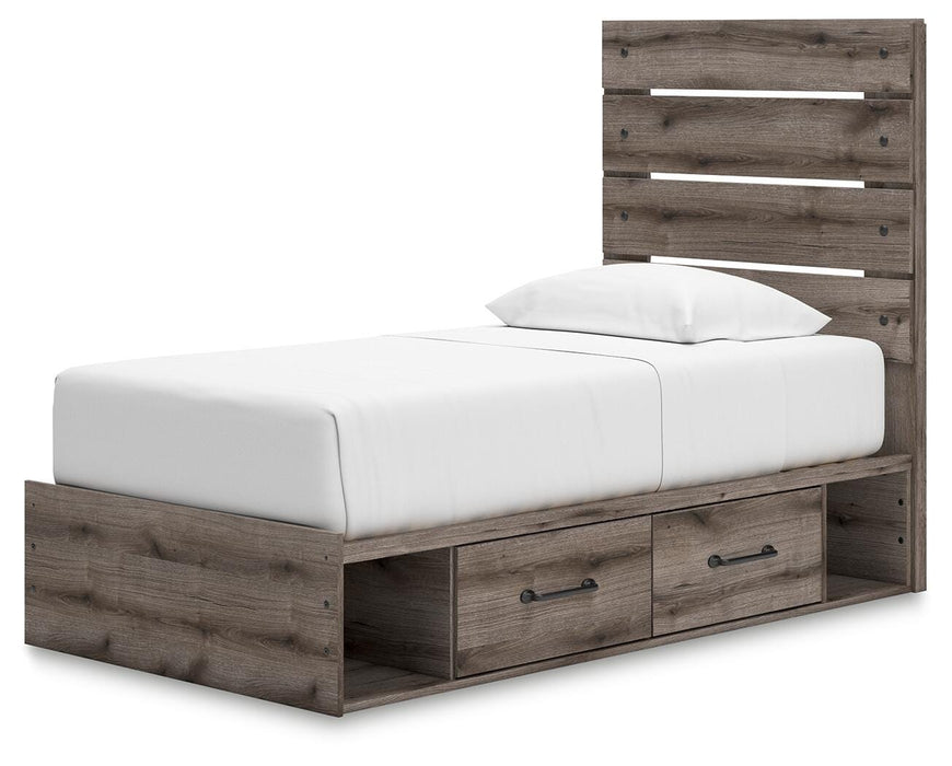 Graystorm Bed with Storage - Dimensional Outlet Furniture (Oakland, CA)