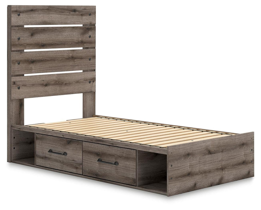Graystorm Bed with Storage - Dimensional Outlet Furniture (Oakland, CA)