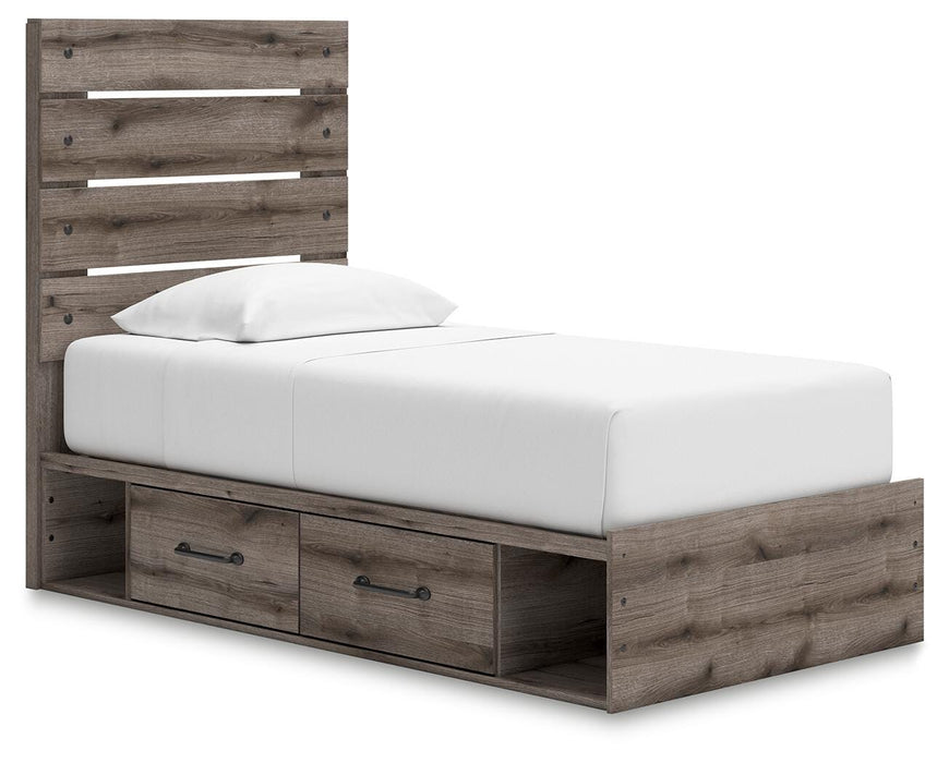 Graystorm Bed with Storage - Dimensional Outlet Furniture (Oakland, CA)