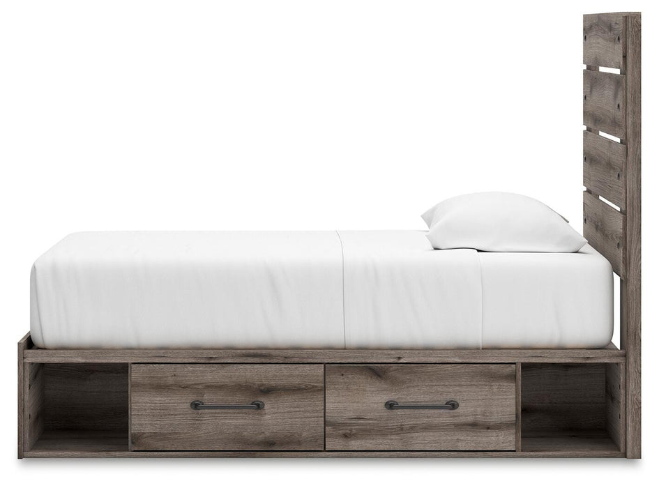 Graystorm Bed with Storage - Dimensional Outlet Furniture (Oakland, CA)