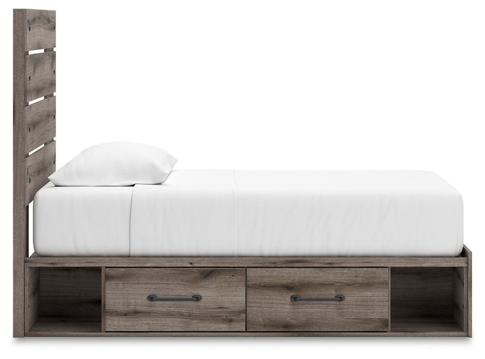 Graystorm Bed with Storage - Dimensional Outlet Furniture (Oakland, CA)