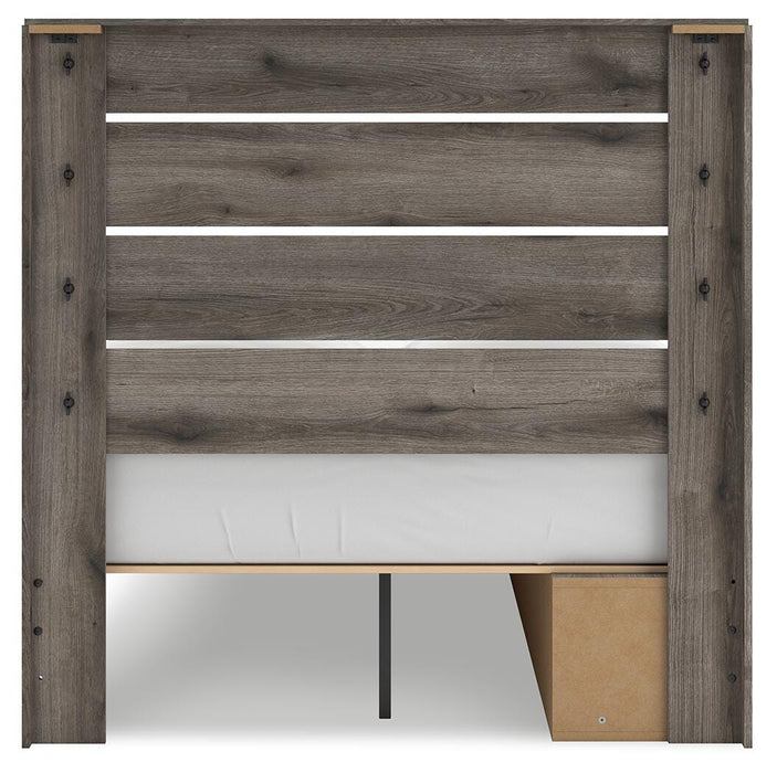 Graystorm Bed with Storage - Dimensional Outlet Furniture (Oakland, CA)