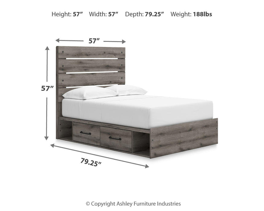 Graystorm Bed with Storage - Dimensional Outlet Furniture (Oakland, CA)