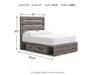 Graystorm Bed with Storage - Dimensional Outlet Furniture (Oakland, CA)