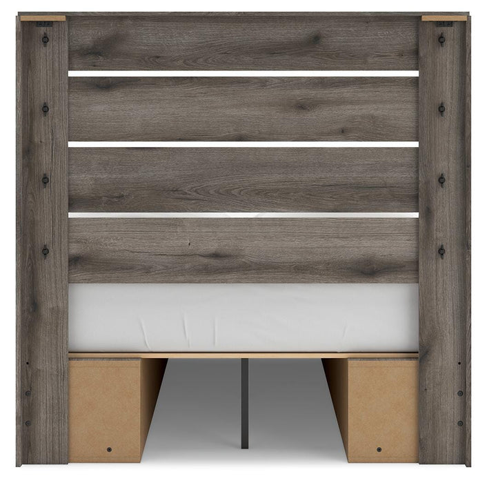 Graystorm Bed with Storage - Dimensional Outlet Furniture (Oakland, CA)