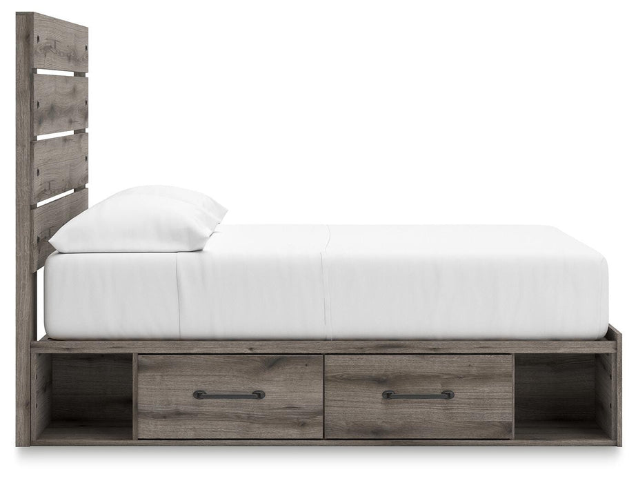 Graystorm Bed with Storage - Dimensional Outlet Furniture (Oakland, CA)