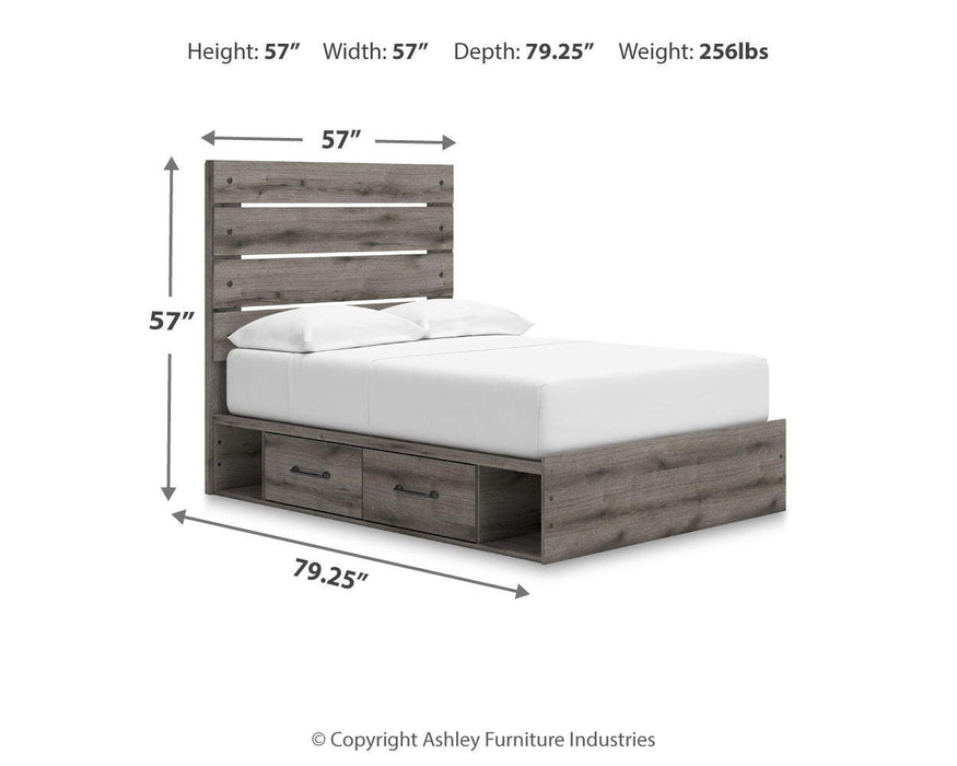 Graystorm Bed with Storage - Dimensional Outlet Furniture (Oakland, CA)