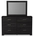 Belachime Dresser and Mirror - Dimensional Outlet Furniture (Oakland, CA)