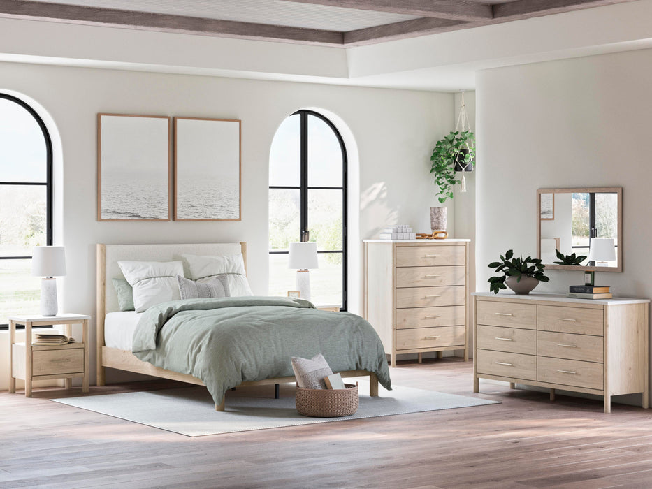 Cadmori Upholstered Bed - Dimensional Outlet Furniture (Oakland, CA)