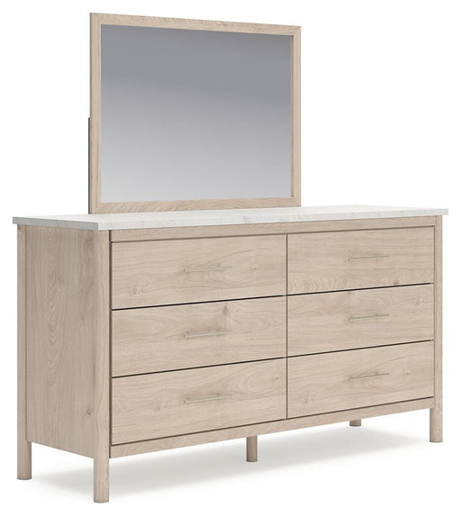 Cadmori Dresser and Mirror - Dimensional Outlet Furniture (Oakland, CA)