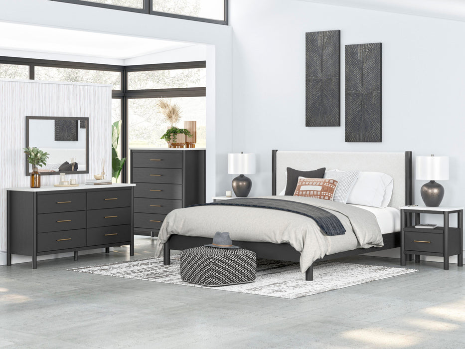 Cadmori Upholstered Bed - Dimensional Outlet Furniture (Oakland, CA)