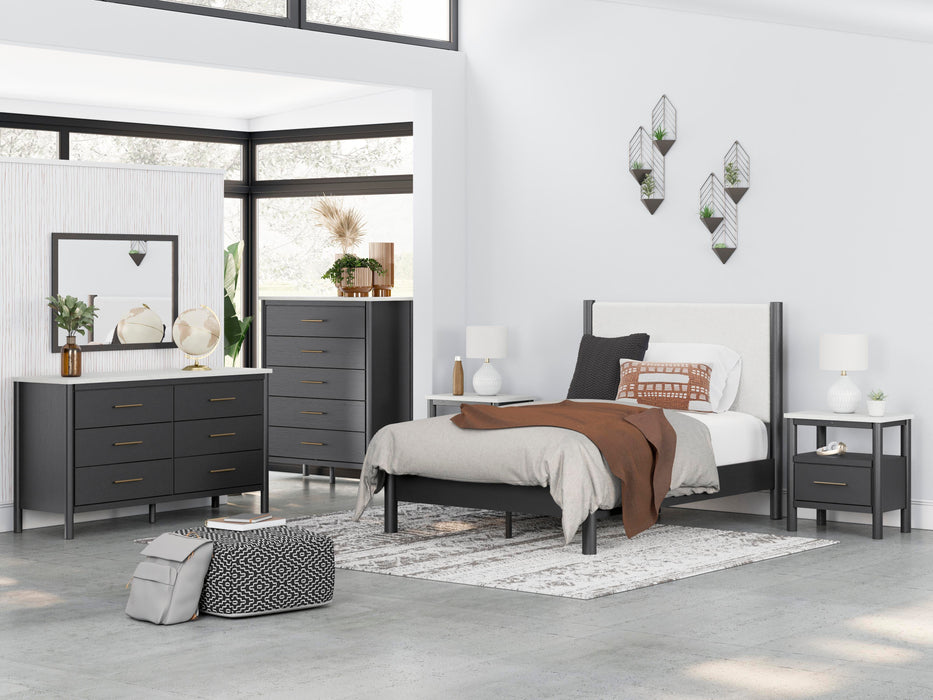 Cadmori Upholstered Bed - Dimensional Outlet Furniture (Oakland, CA)