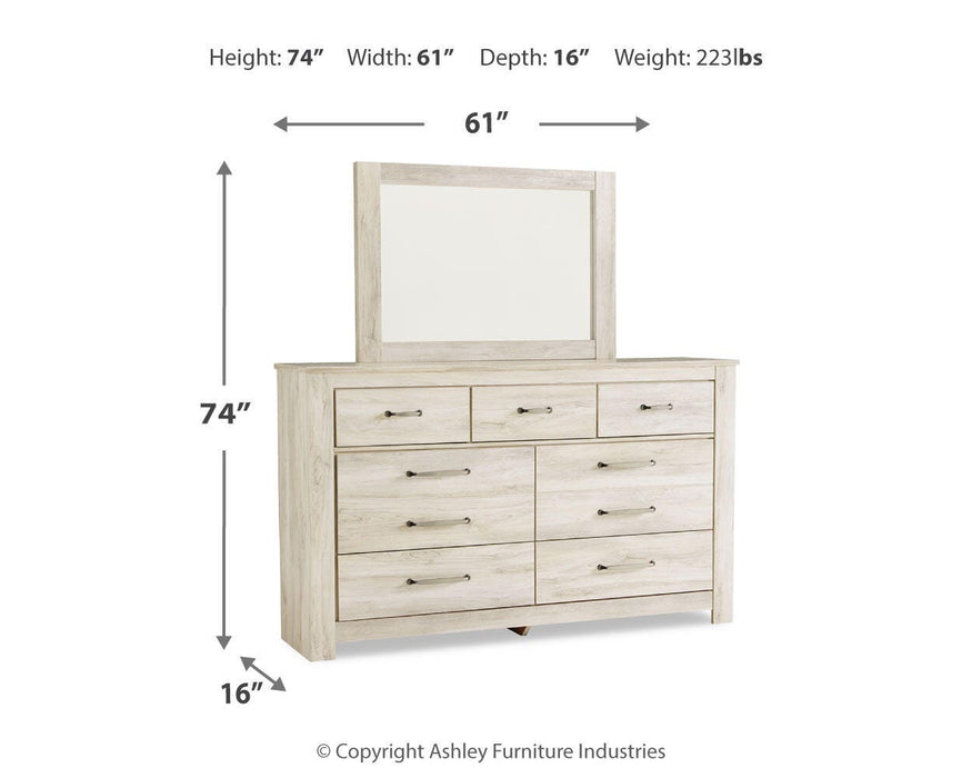 Bellaby Dresser and Mirror - Dimensional Outlet Furniture (Oakland, CA)