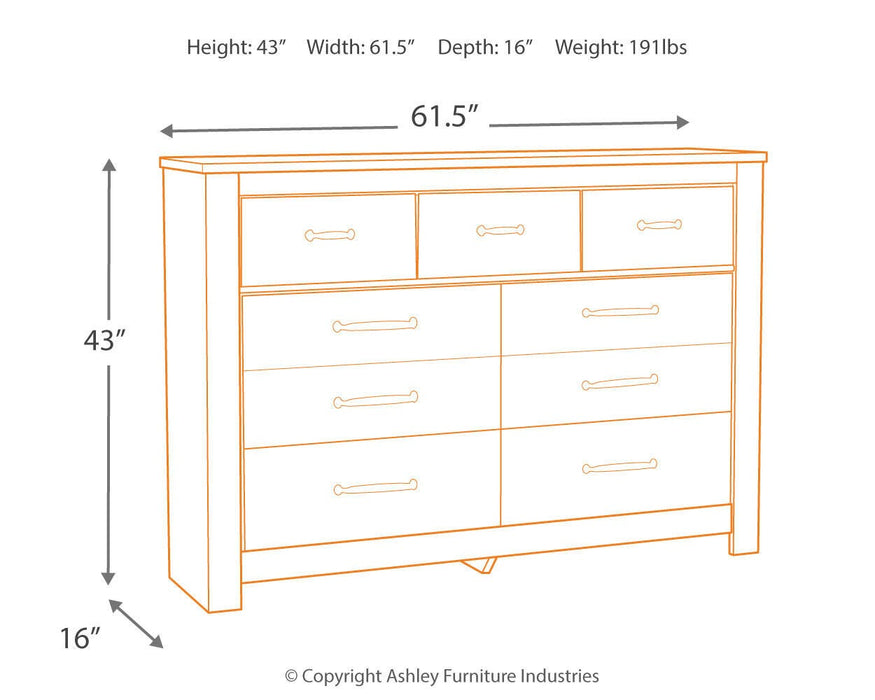 Bellaby Dresser - Dimensional Outlet Furniture (Oakland, CA)