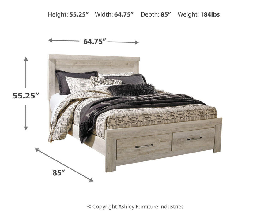 Bellaby Bed with 2 Storage Drawers - Dimensional Outlet Furniture (Oakland, CA)