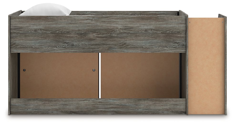 Frandern Loft Bed with Bookcase and Drawer Storage - Dimensional Outlet Furniture (Oakland, CA)