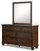 Danabrin Dresser and Mirror - Dimensional Outlet Furniture (Oakland, CA)