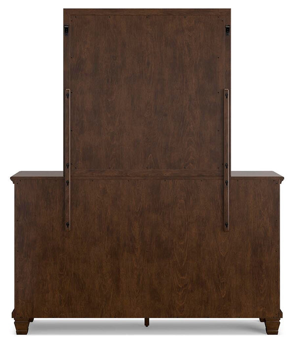 Danabrin Dresser and Mirror - Dimensional Outlet Furniture (Oakland, CA)