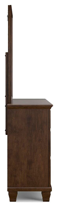 Danabrin Dresser and Mirror - Dimensional Outlet Furniture (Oakland, CA)