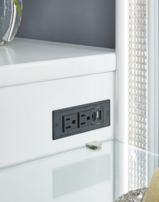 Chalanna Vanity with Mirror - Dimensional Outlet Furniture (Oakland, CA)