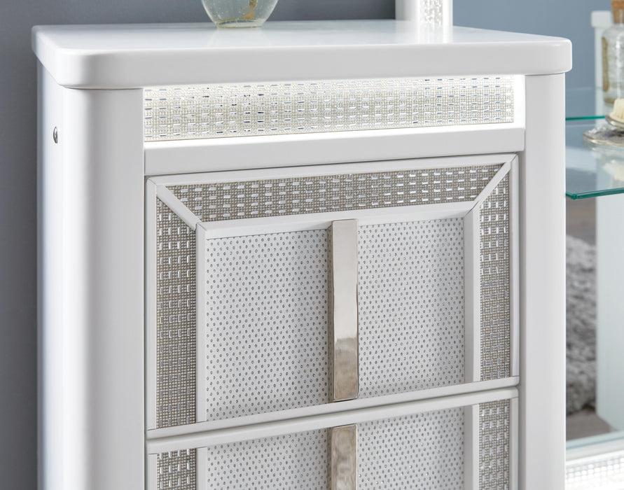 Chalanna Vanity with Mirror - Dimensional Outlet Furniture (Oakland, CA)