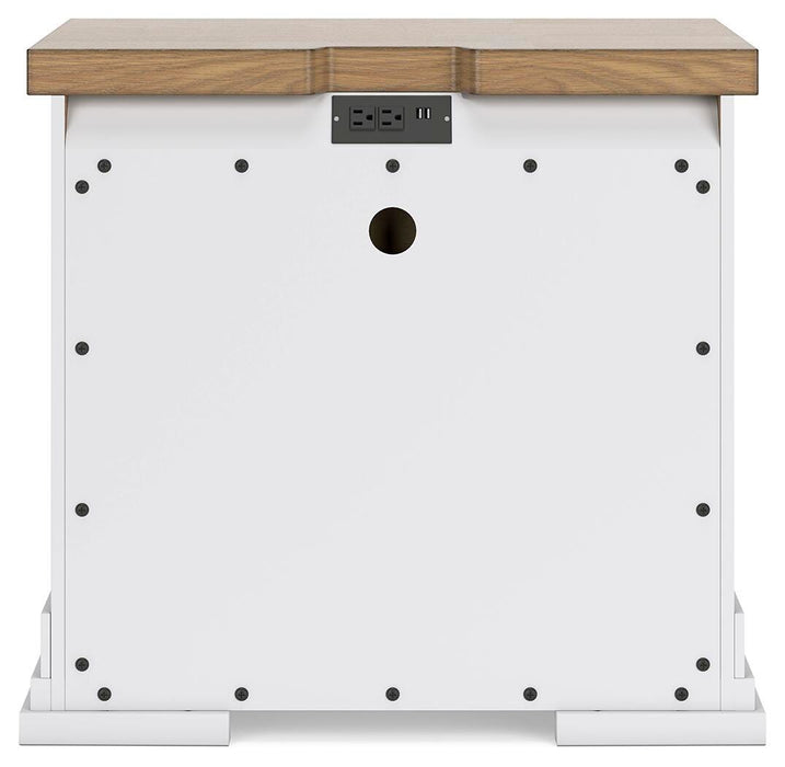 Ashbryn Nightstand - Dimensional Outlet Furniture (Oakland, CA)