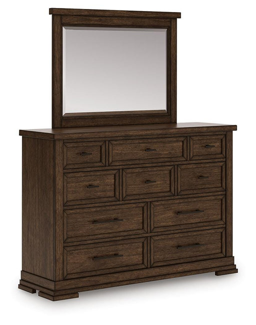 Taffenbrook Dresser and Mirror - Dimensional Outlet Furniture (Oakland, CA)