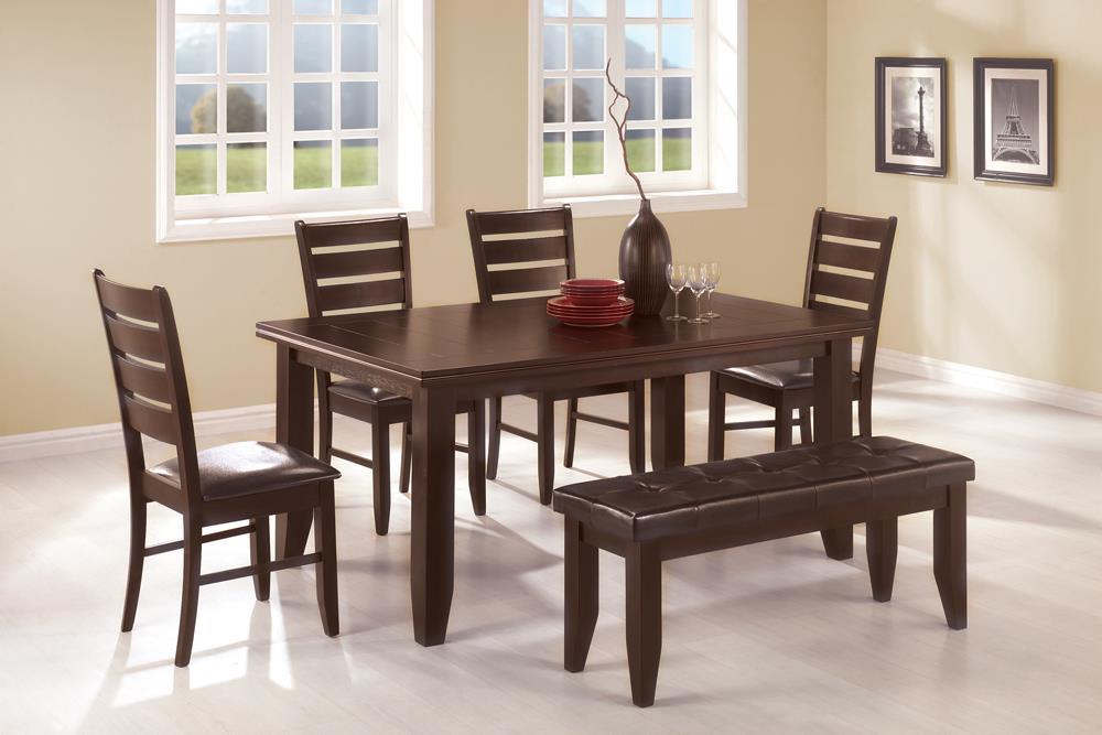 Dalila Rectangular Dining Table Cappuccino