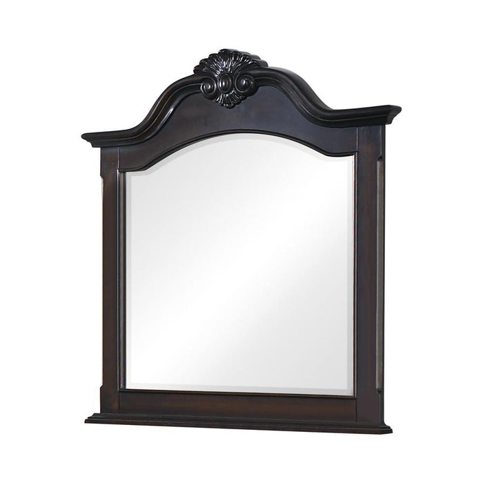 Cambridge Carved Dresser Mirror Cappuccino