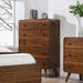 Robyn 5-drawer Chest Dark Walnut - Dimensional Outlet Furniture (Oakland, CA)