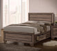 Kauffman California King, E.king, & Queen Panel Bed Washed Taupe - Dimensional Outlet Furniture (Oakland, CA)